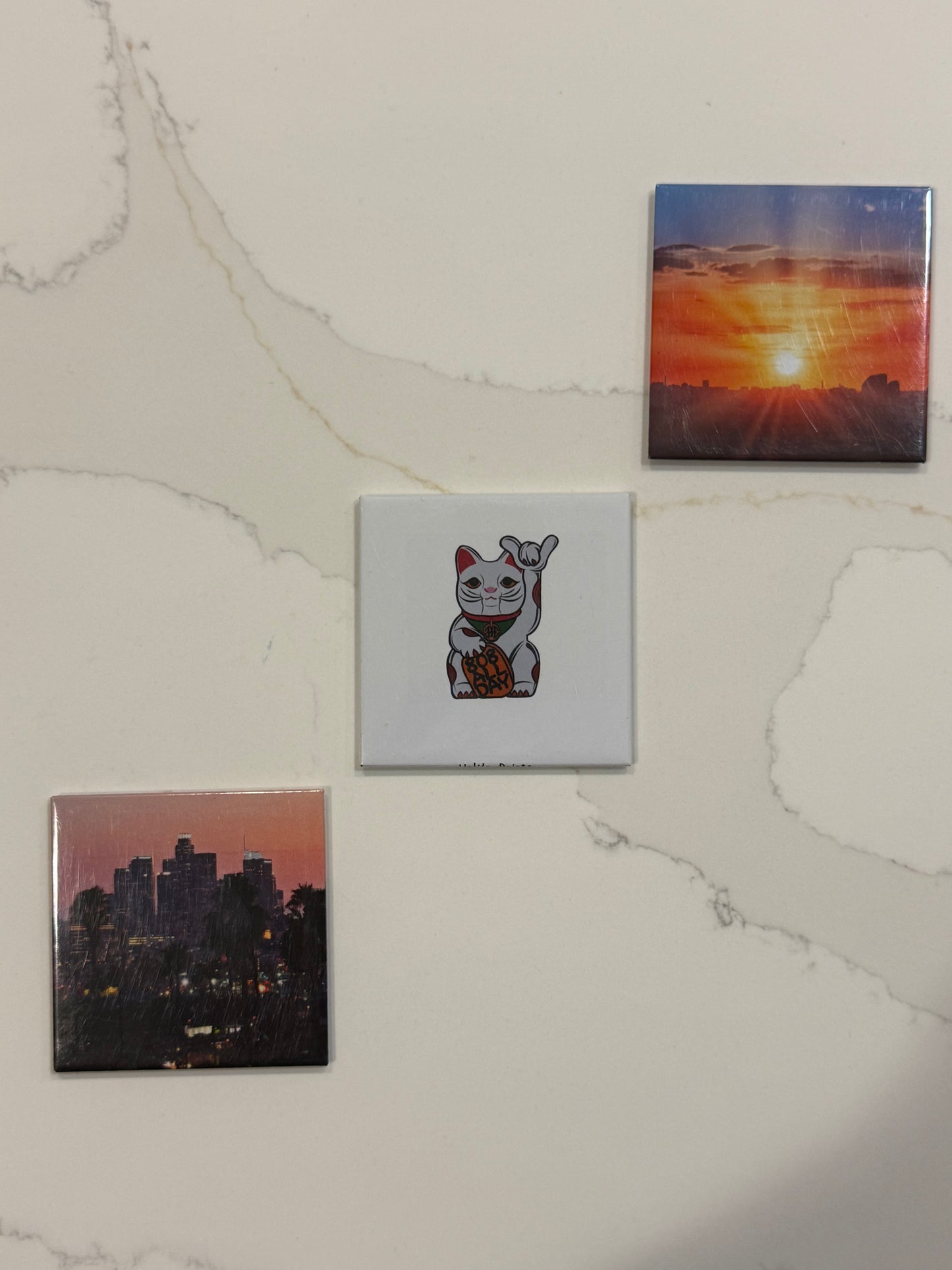 3 custom magnets