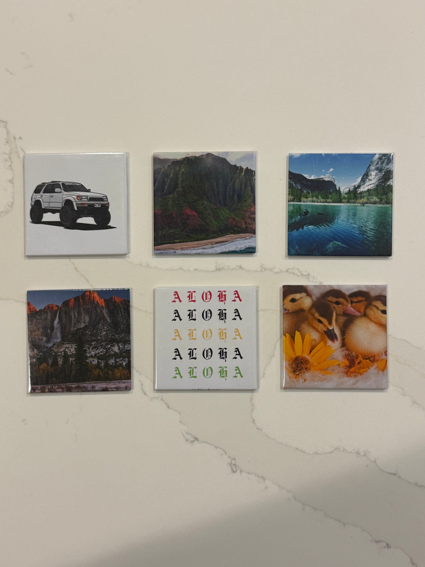 6 custom magnets